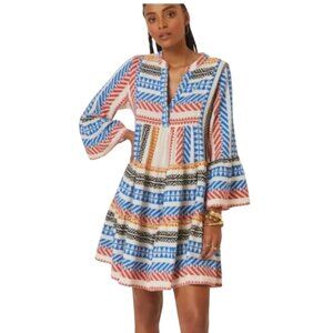 Devotion Twins Embroidered Ella Tunic Dress - Multi Color -